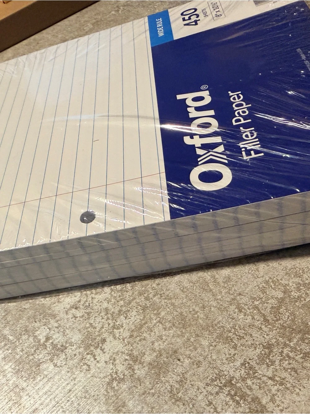 Oxford White Filler Paper Pack with Blue Label